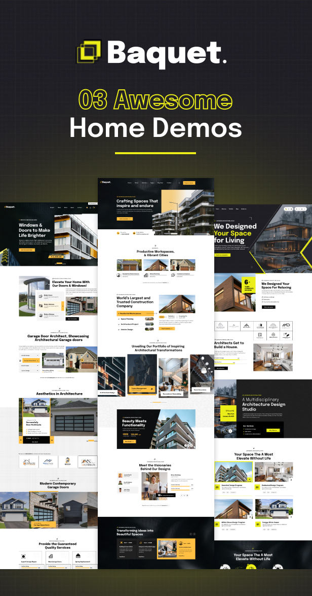 Baquet - Architecture & Interior WordPress Theme