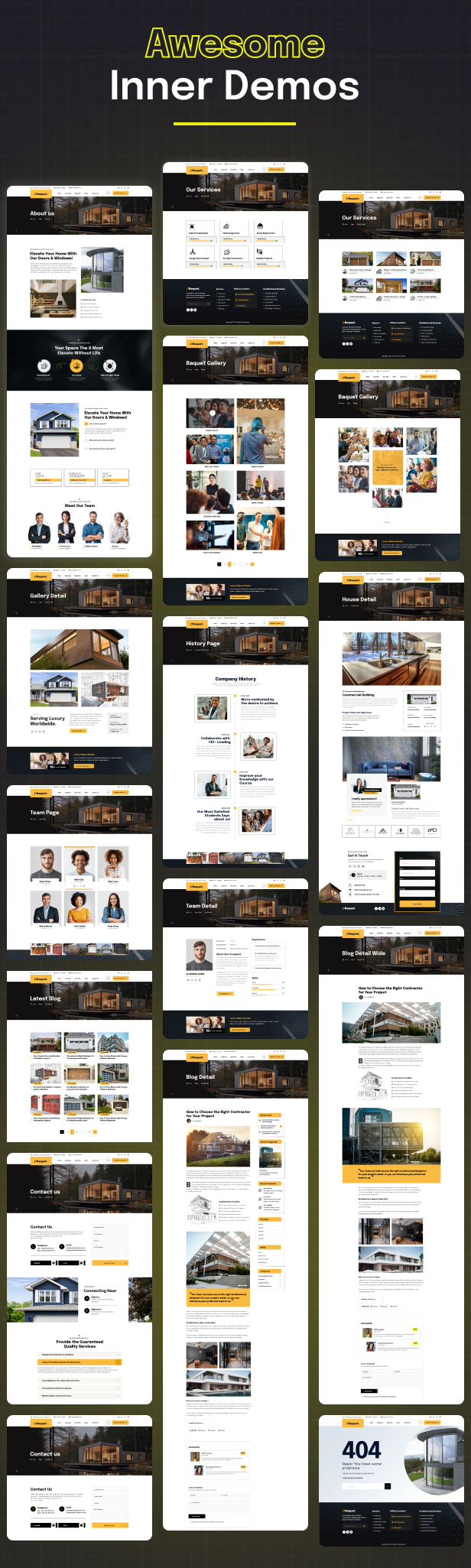 Baquet - Architecture & Interior WordPress Theme