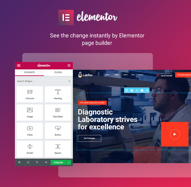 Labflox – Laboratory & Research Responsive WordPress Theme