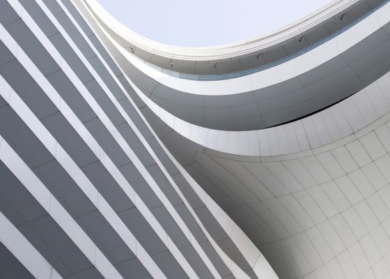 Adjacent open-air court acts as oasis