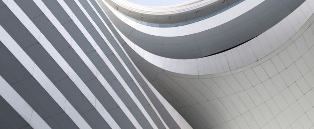 Adjacent open-air court acts as oasis