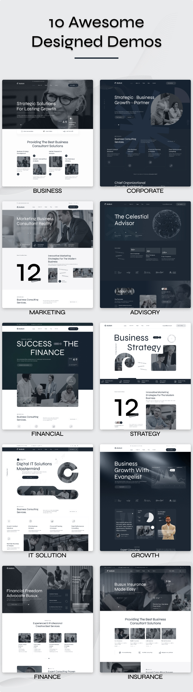 Busux - Business & consulting WordPress Theme