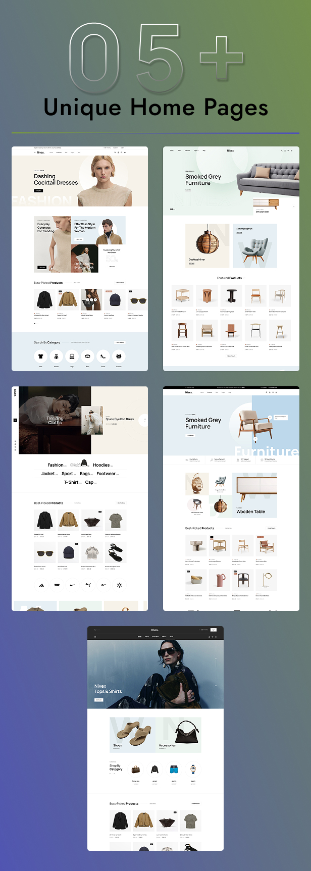 Nivex - Multipurpose E-Commerce WordPress Theme